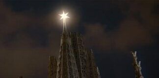 Así brillará sobre Barcelona la Estrella de la Torre de María en la Sagrada Familia
