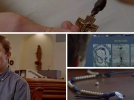 Will Henry comercializa el rosario de los perseguidos.