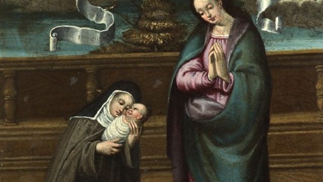 En la noche de Navidad se le apareció la Virgen a Catalina de Bolonia y le dejó sostener el Niño