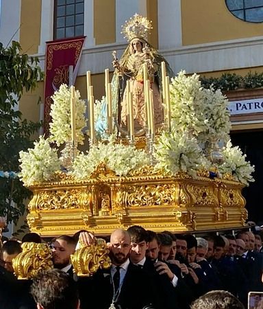 Virgen del Rosario, patrona de El Palo (Málaga).