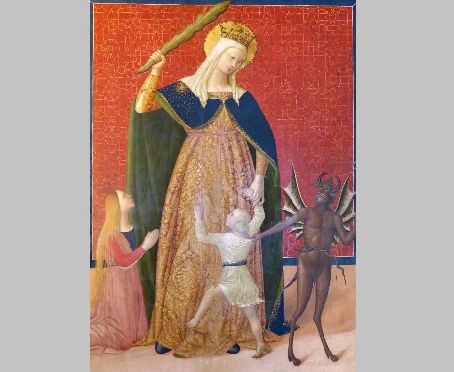 Virgen del Socorro de Montefalco, del siglo XV, un motivo que se hizo muy popular